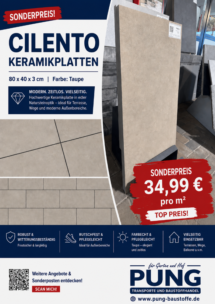 Keramik TRE Cilento Taupe 80x40x3cm (2.Wahl )