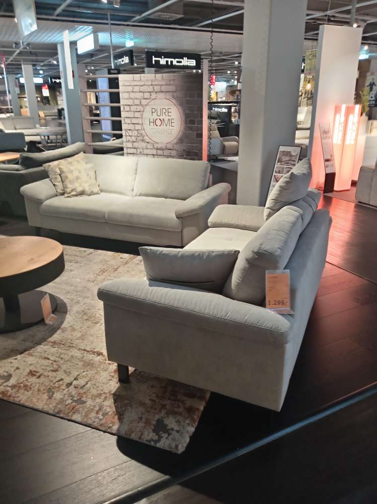 2,5-Sitzer,Pure Home,Basic, Grau, 204x86x97cm, XXXLutz