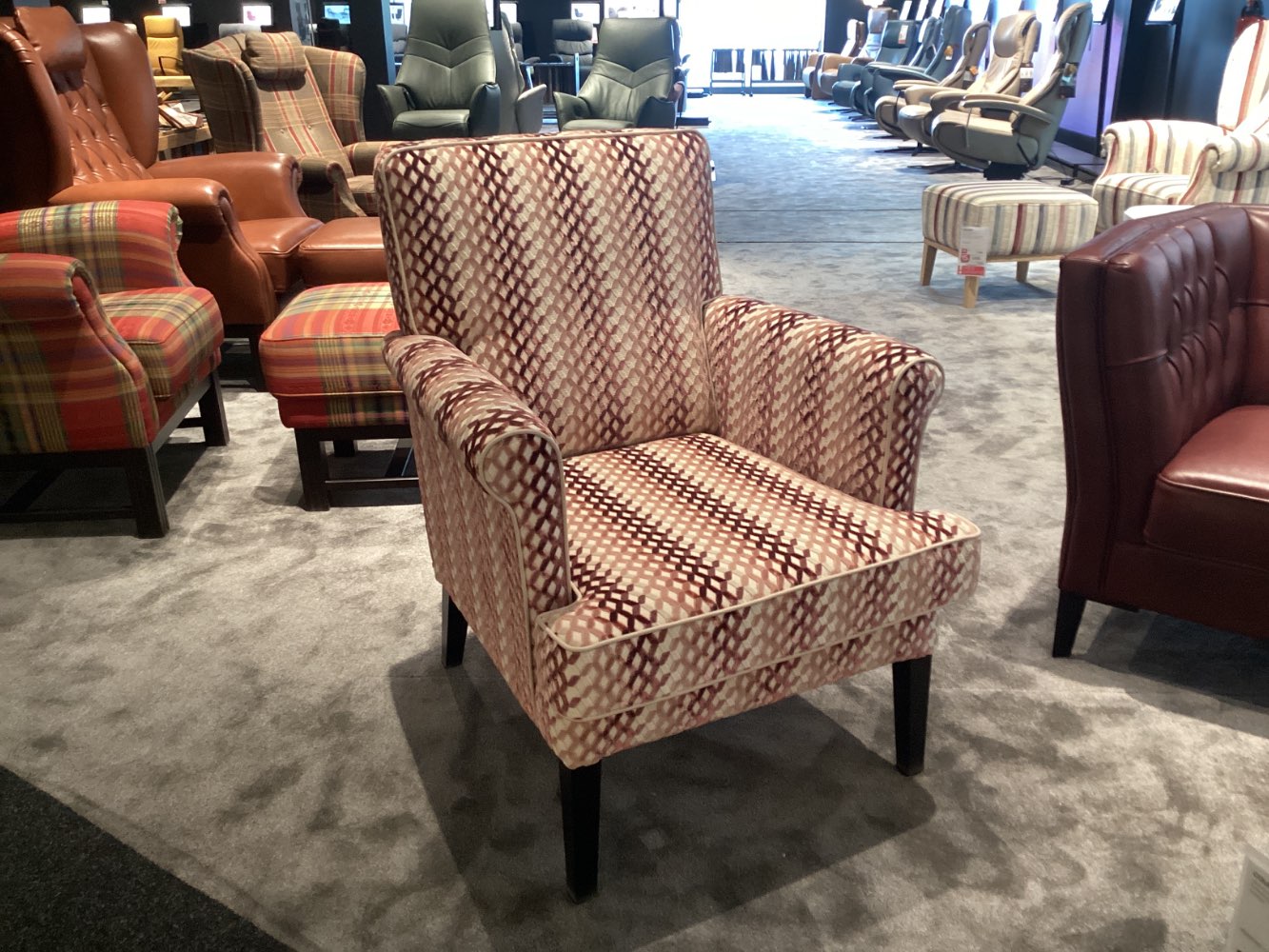 Möbel, Elegando, Chesterfield-Sessel Breda, ca. 72x92x81cm, Rosa