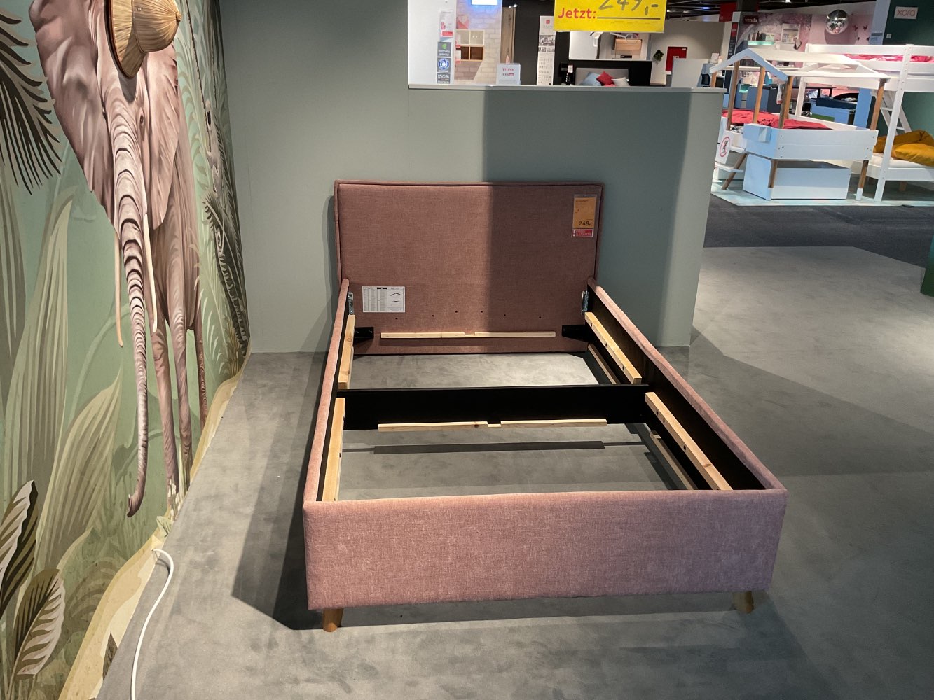 XXXLutz Ausstellungsstück Möbel Polsterbett Fun rosa