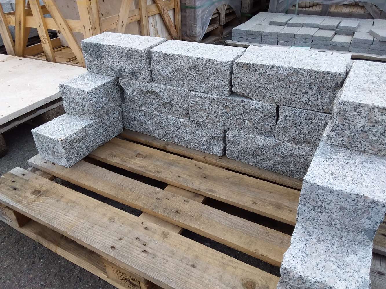 Granit Trockenmauerstein 12x15x30 Naturstein Outlet