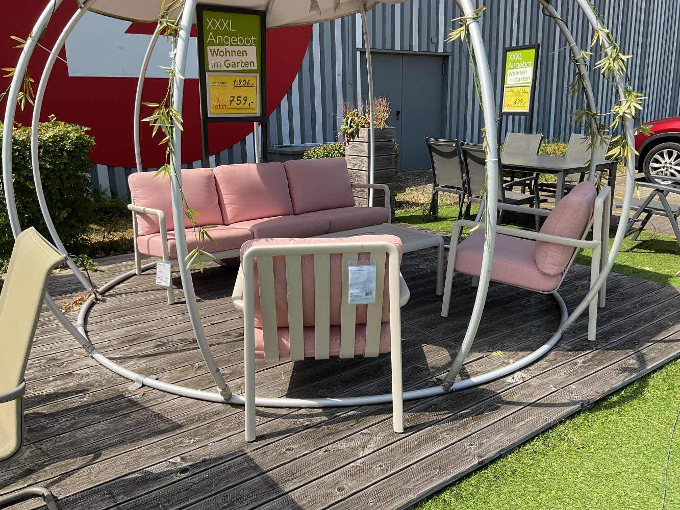 XXXLutz Gartenset Loungeset Pinada AMATIO MÖBEL