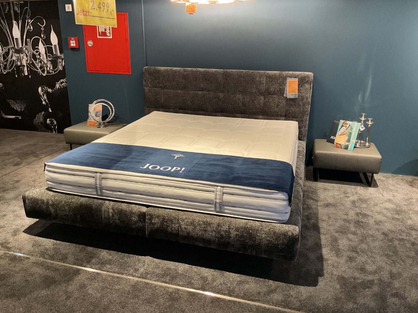 XXXLutz Ausstellungsstück Möbel Boxspringbett Style JOOP grau