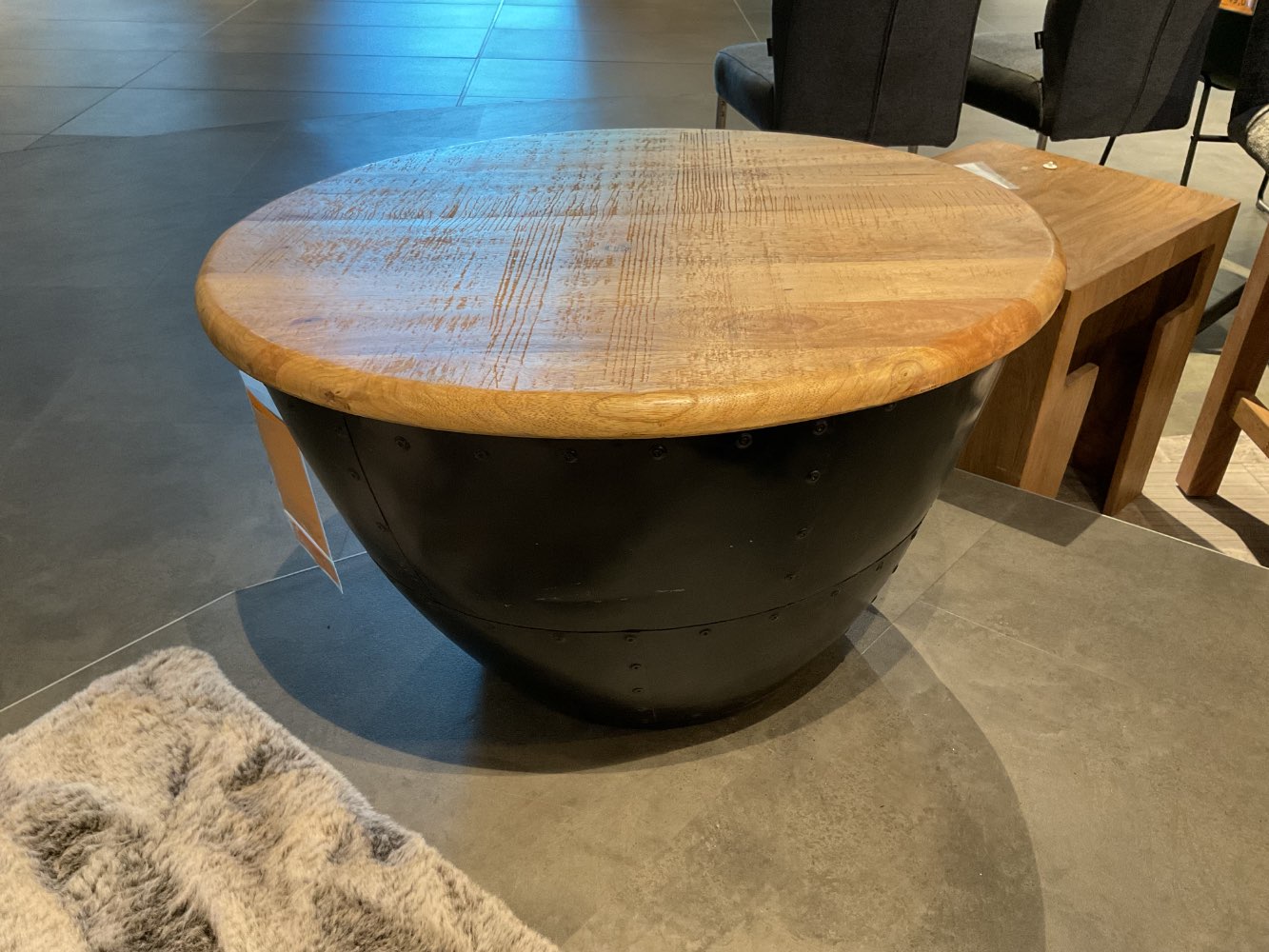 XXXLutz Ausstellungsstück Möbel Couchtisch Daniels Mangoholz schw