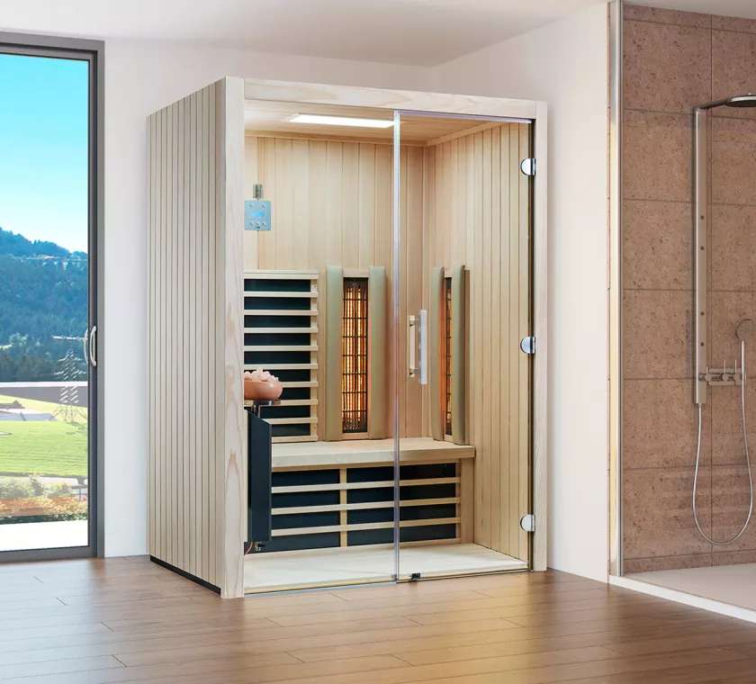 Infrarot-Wärmekabine TrioSol Glas Ausstellungsstück