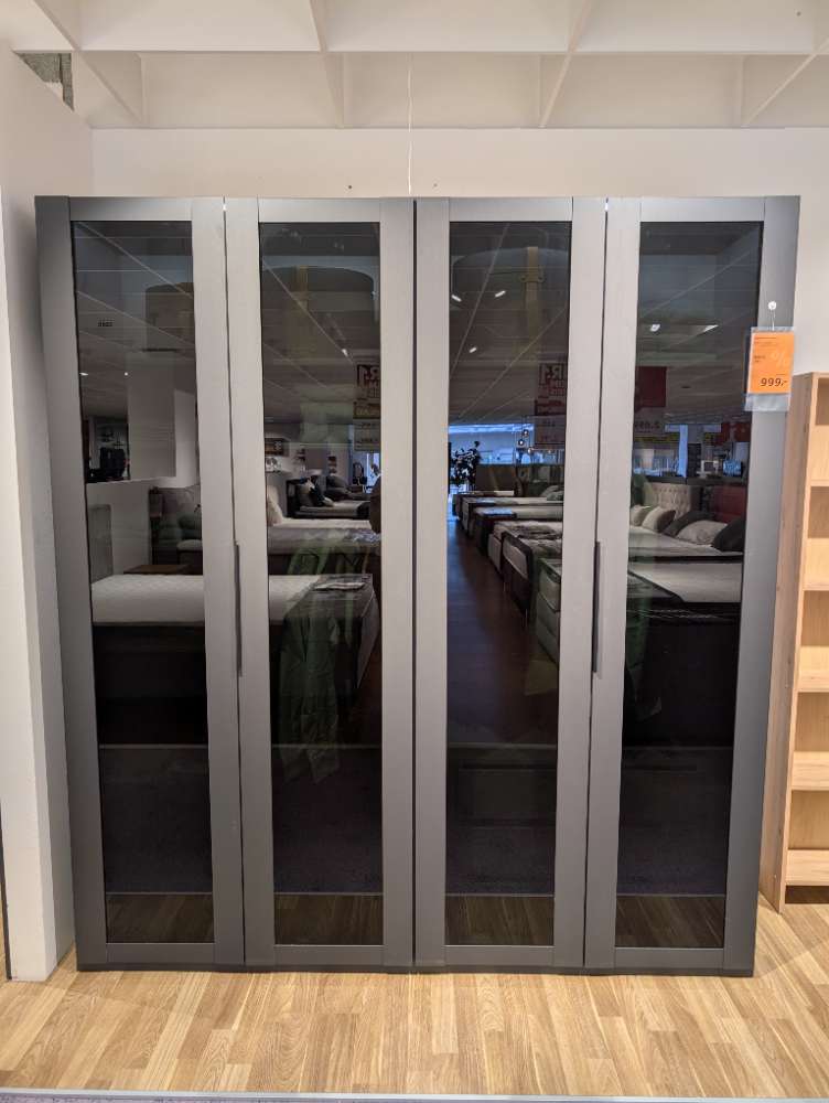 Drehtürenschrank Level 36 Black E