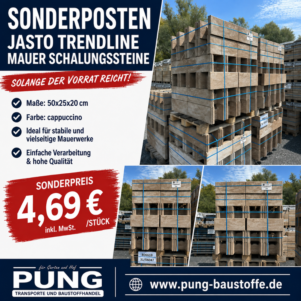 Trendline Mauer 50x25x20 cm Cappuccino (2.Wahl)
