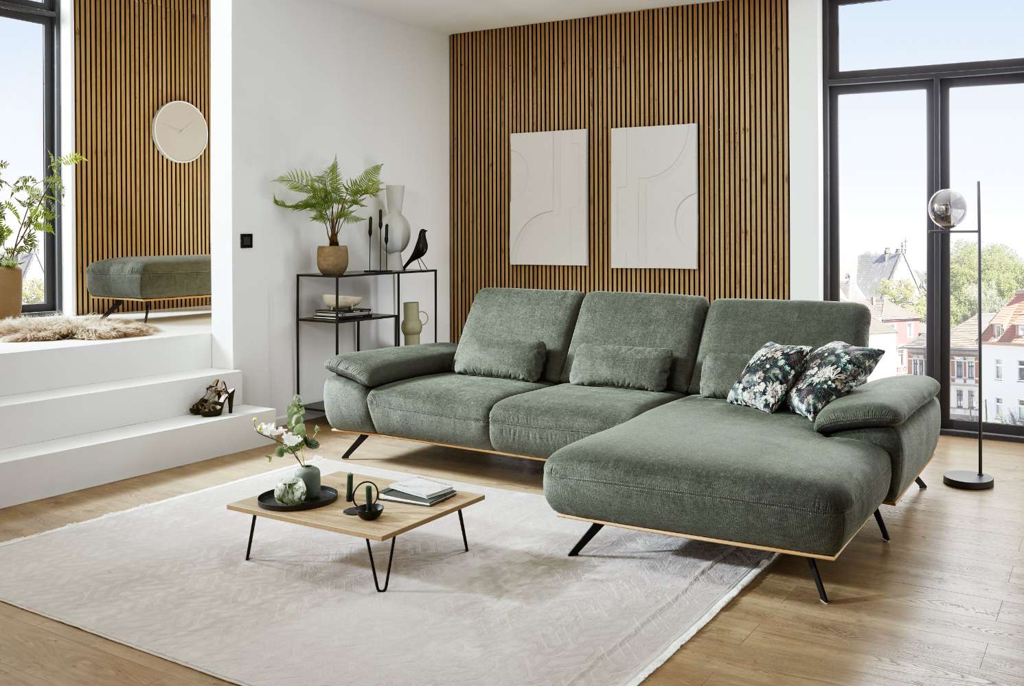 Gemütliches Ecksofa
