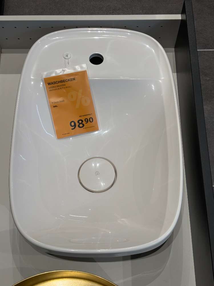 Möbel, Badezimmerwaschtisch schwarz, XXXLutz