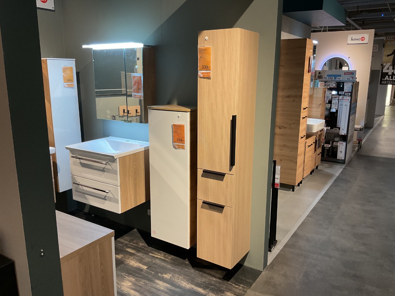 XXXLutz Ausstellungsstück Möbel Hochschrank Ravenna Eiche hell NB