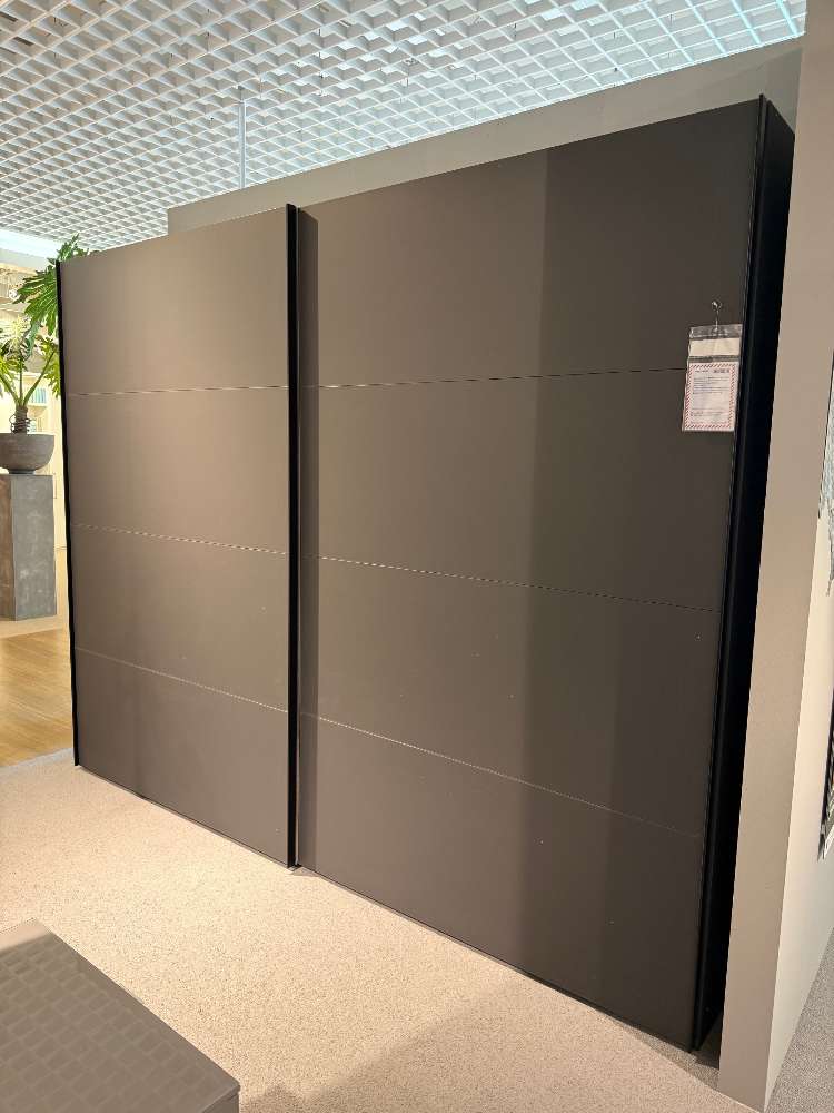 Schwebetürenschrank anthrazit⚡️Sparpreis⚡️