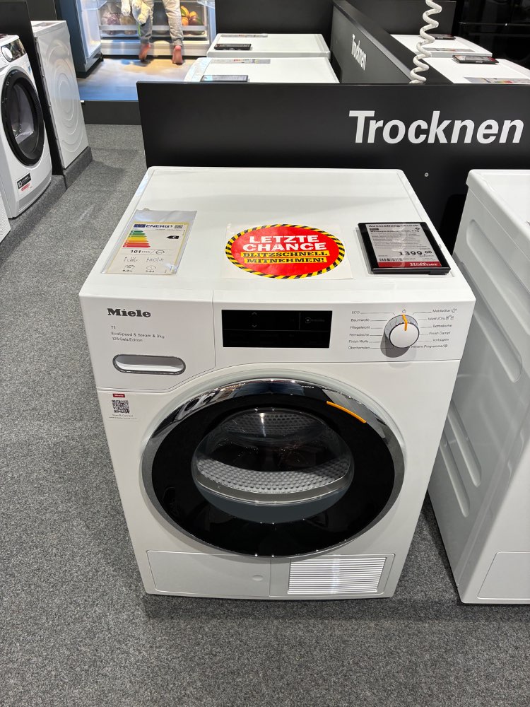 Wärmepumpentrockner, 9 kg
