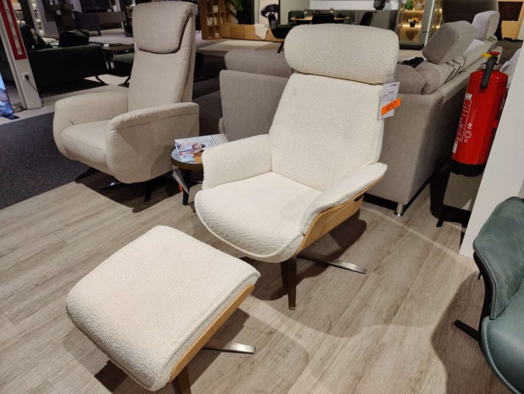 Relaxsessel mit Hocker – Fernsehsessel – TV-Sessel