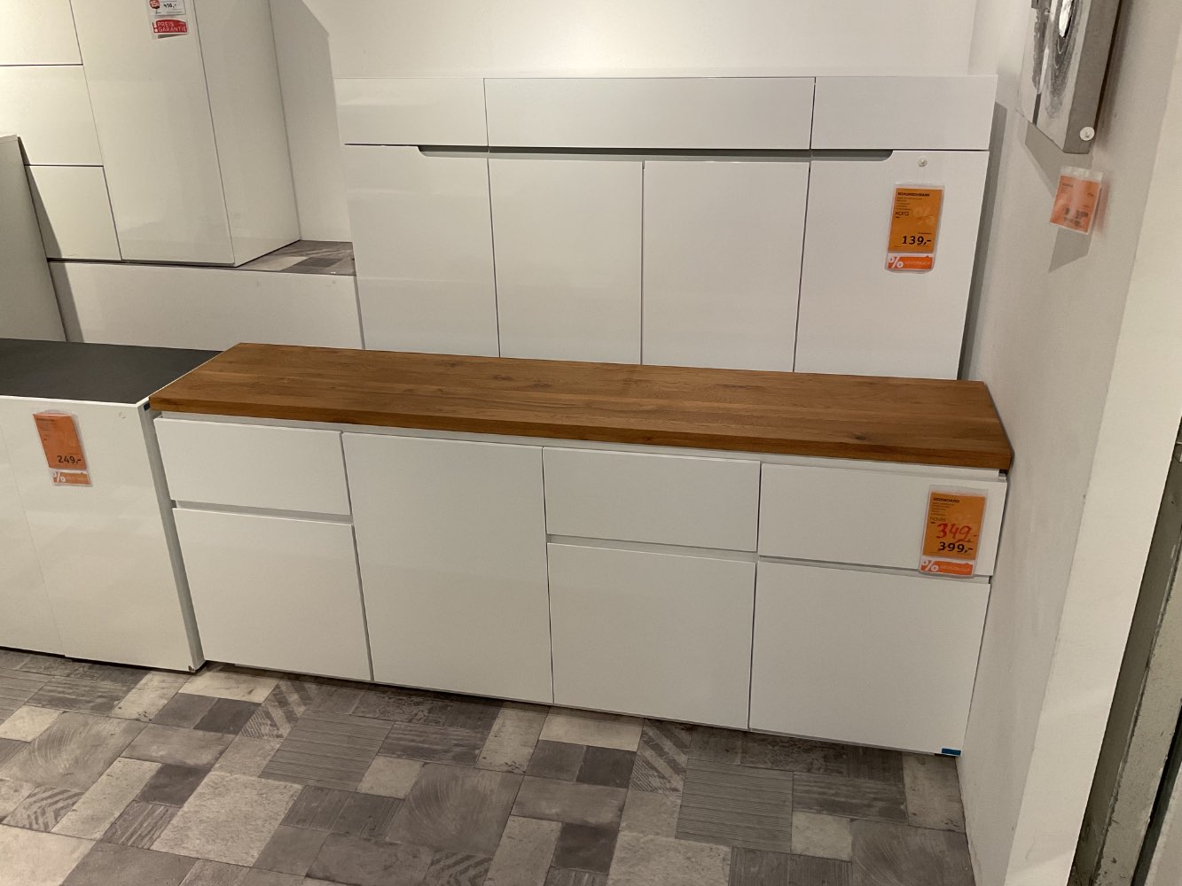 XXXLutz Ausstellungsstück Möbel Sideboard Dalton Eiche weiß