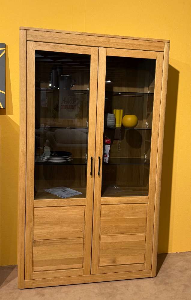 Vitrine Eiche vollmassiv geölt⚡️Sparpreis⚡️