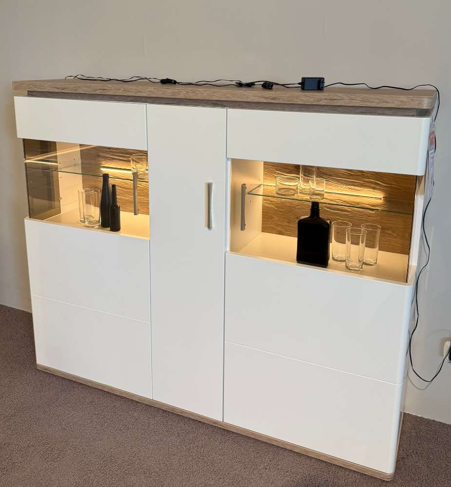 Highboard inkl. LED Beleuchtung⚡️Sparpreis⚡️