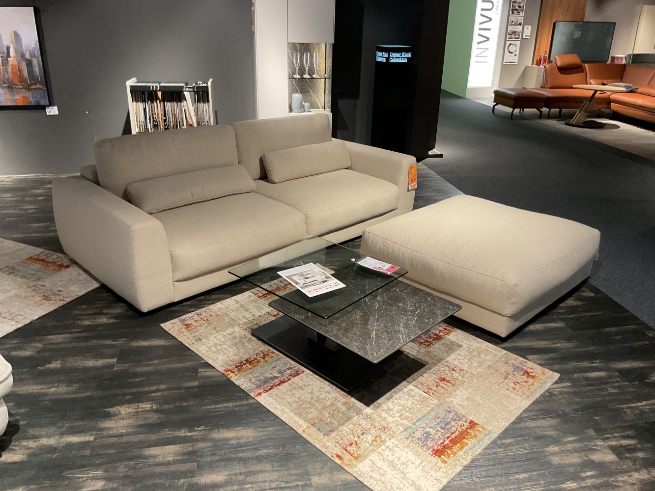XXXLutz Ausstellungsstück Möbel 3-Sitzer Sofa Willows beige
