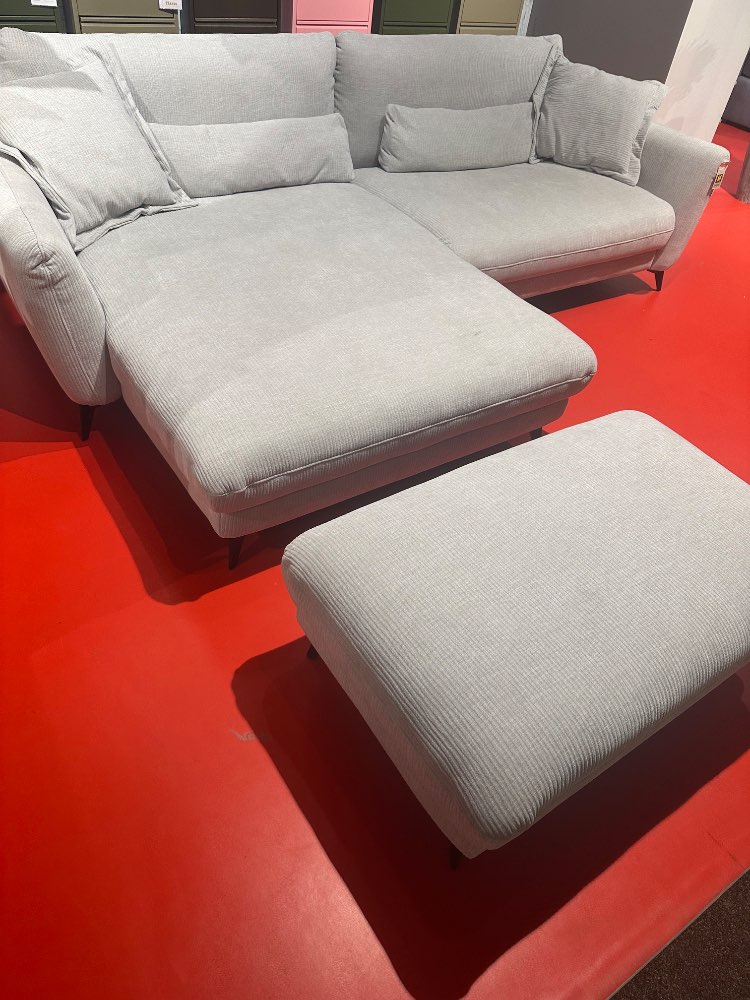 Polstergarnitur, Sofa, Couchgarnitur mit Hocker