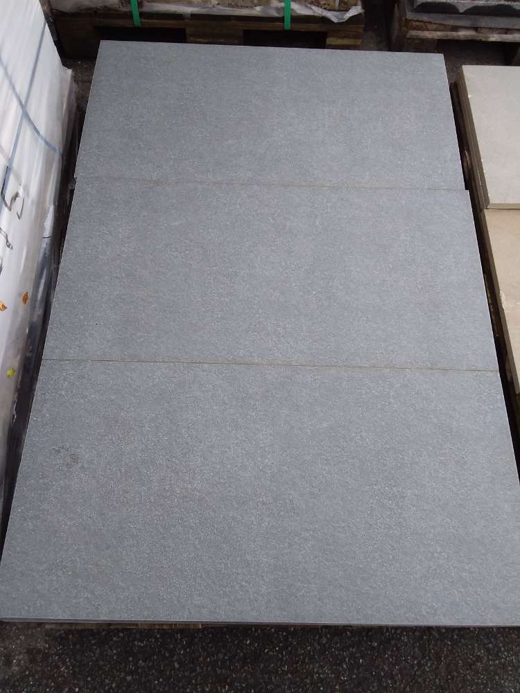 Keramik Terrassenplatten anthrazit 80x40x3 Feinsteinzeug Fliesen