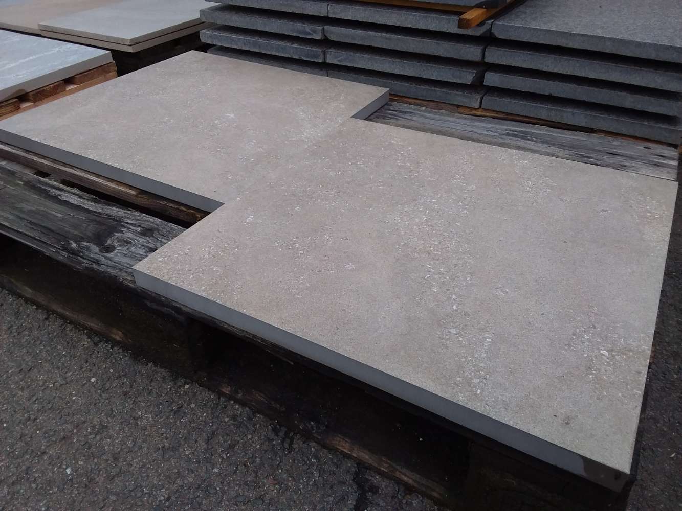 Terrassenplatten 60x60x3 Feinsteinzeug Keramik Naturstein Design