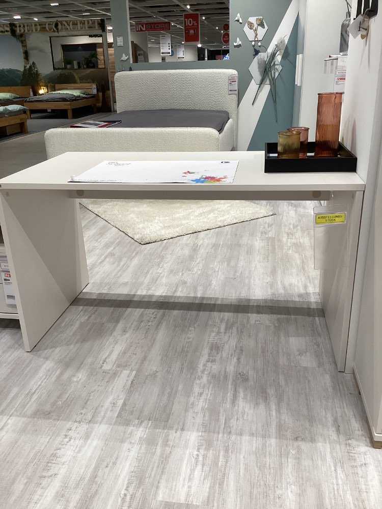 Schreibtisch off-WhiteEiche Dekor, 130*73×70 cm