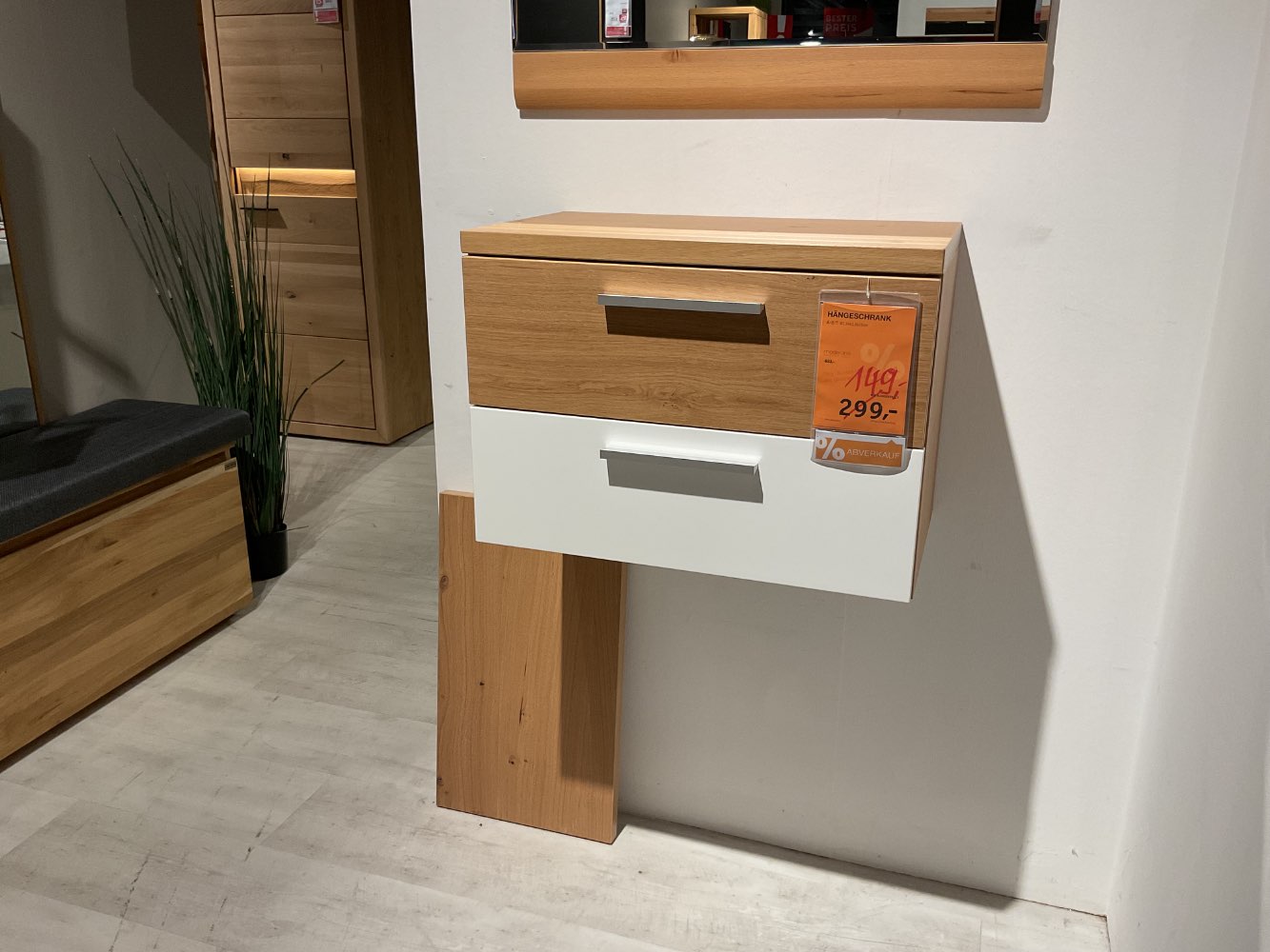 XXXLutz Ausstellungsstück Möbel Hängeschrank Passare Wildeiche we