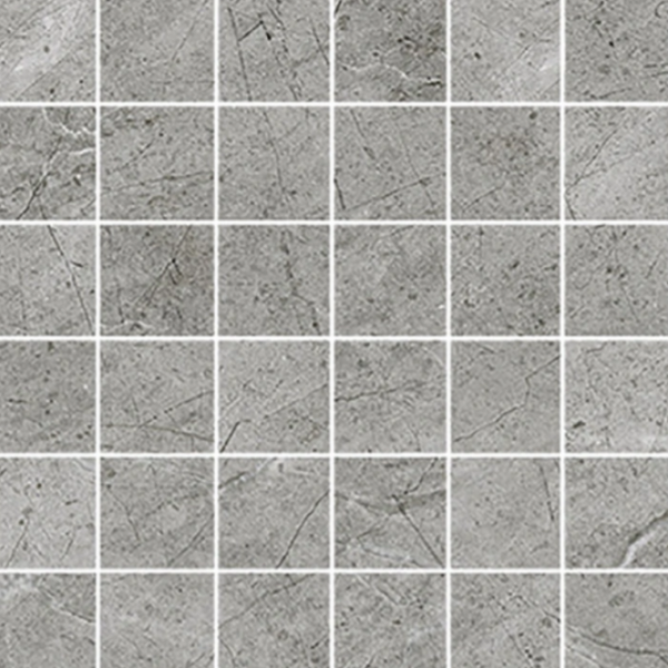 Aventuro Mosaikbogen Madison Feinsteinzeug marmol grey 5x5cm