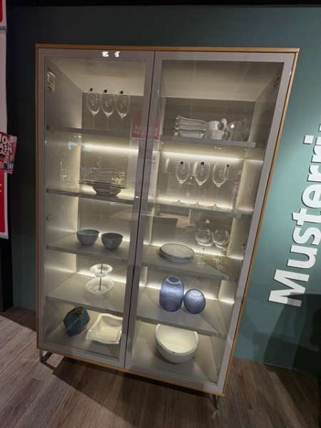 Vitrine, Anrichte, Hochschrank, Highboard, Schrank