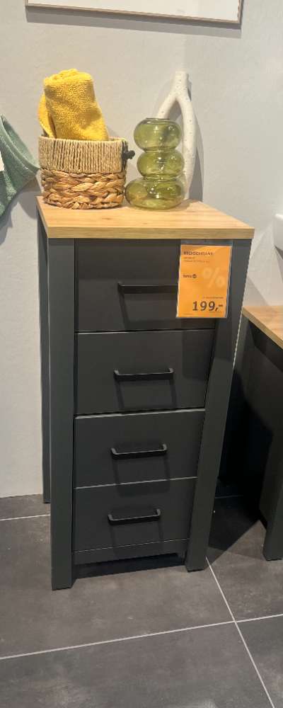 Möbel, Badezimmer  Highboard Anthrazit, XXXLutz