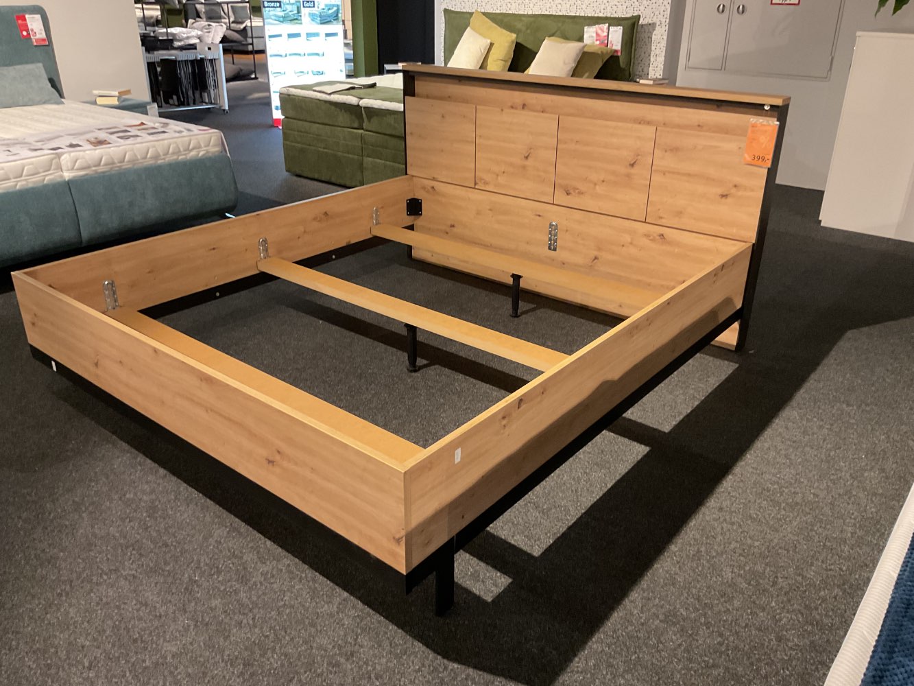 Möbel,Doppelbett Edra,180/200cm,Dekor Artisan Eiche,XXXLutz