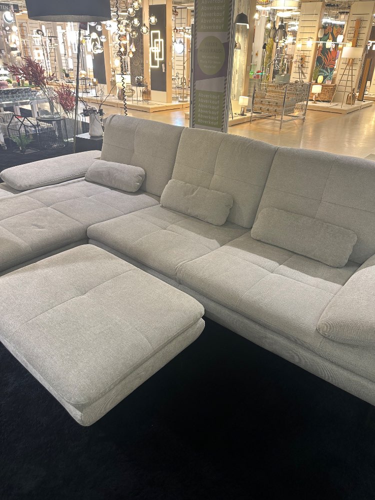 Polstergarnitur, Sofa, Couchgarnitur mit Hocker