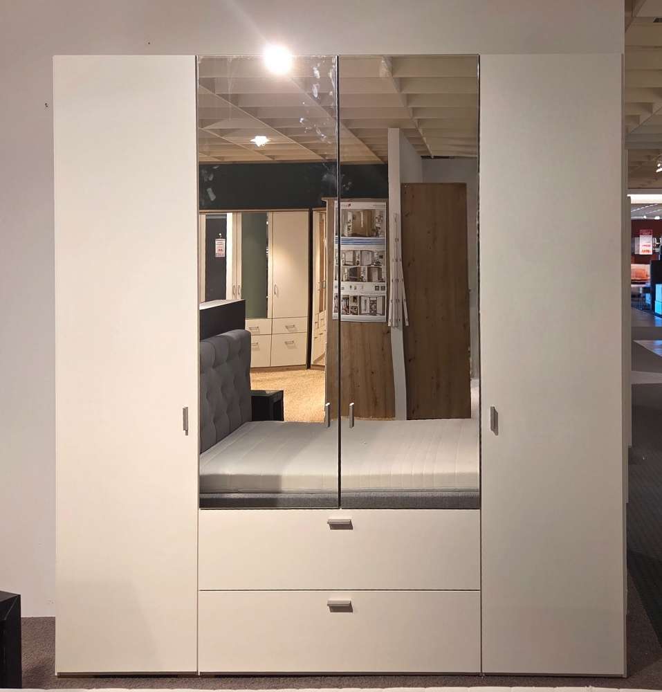 Drehtürschrank mit 2 Frontschubkästen