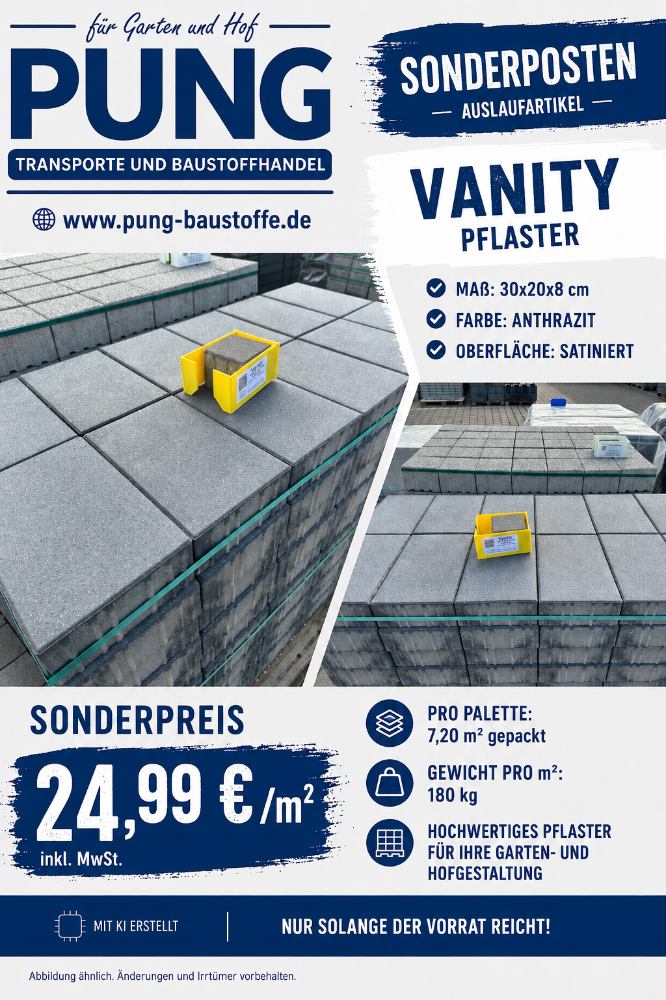 Vanity 30x20x8 cm anthrazit satiniert  ( 2.Wahl )