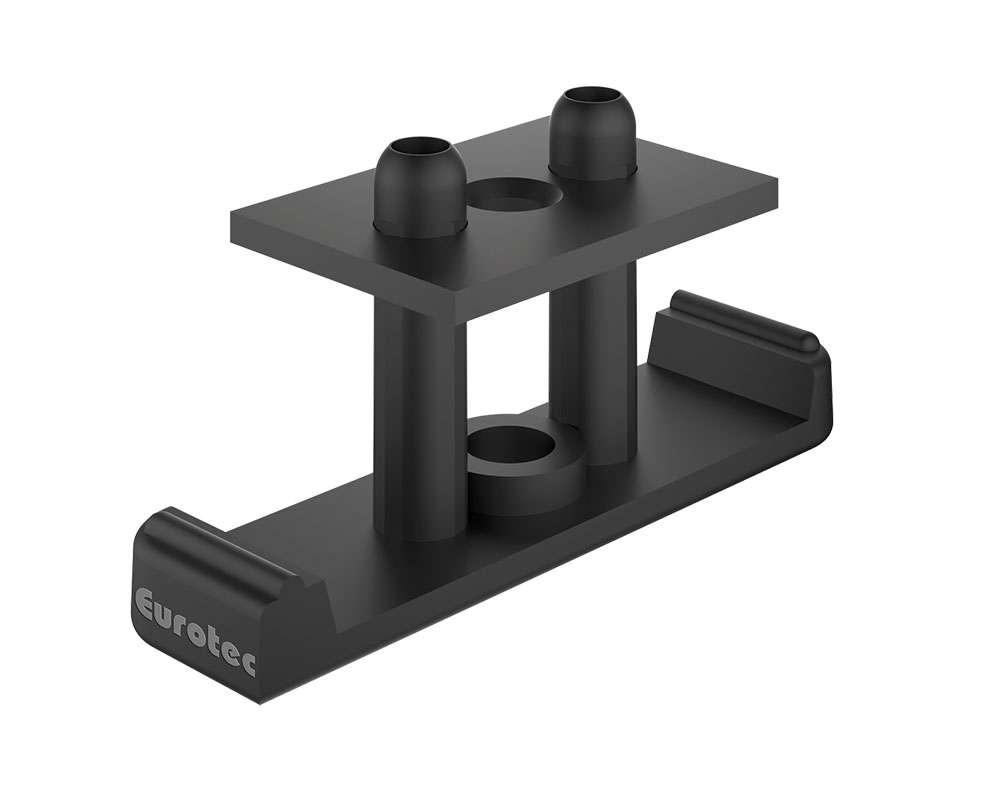 Eurotec Alu-Systemhalter Twin	inkl. Schrauben und Bit