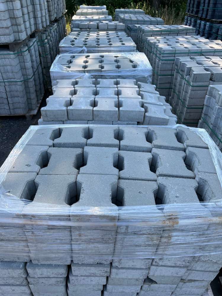 BE Doppelverbund 8cm grau, Ausschussware