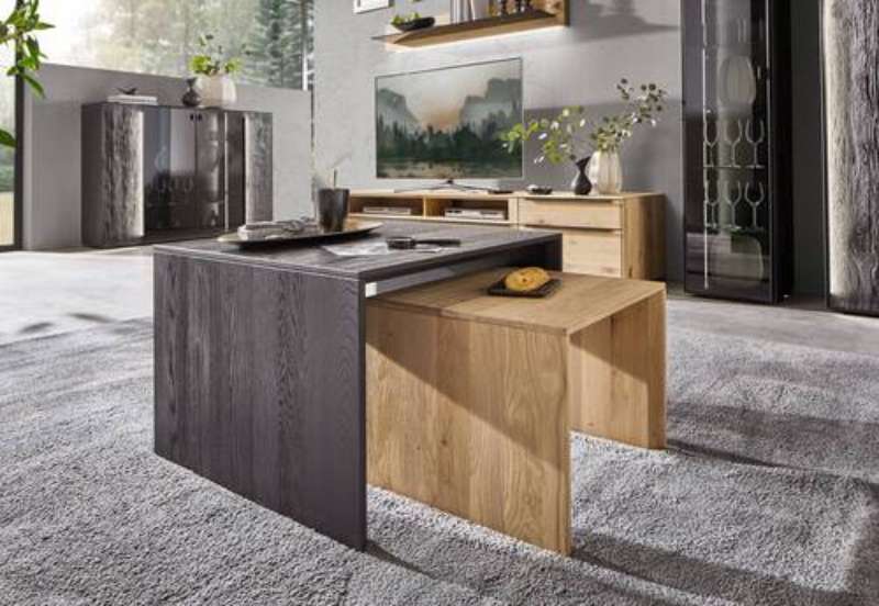 XXXLutz Dreieich  Couchtisch L 65 B 65 H 46 cm Decker Massivholz.