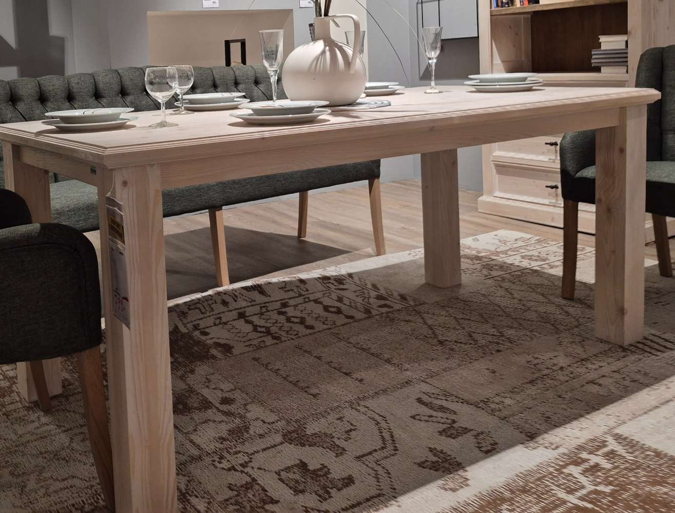Esstisch White Wash BHT ca 180x78x90cm