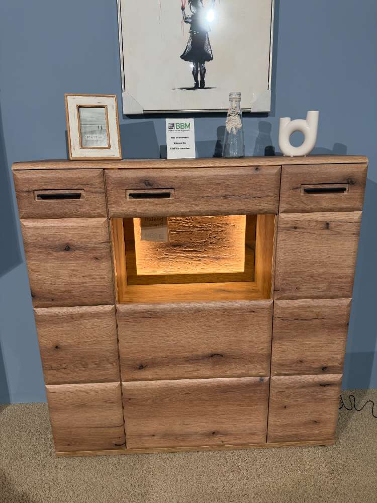 Highboard / LED / Eiche Evoke