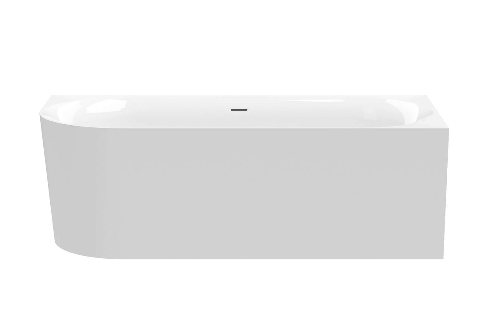 DIANA L200-Neu Acrylwannen-Set Oval Corner L 180 x 80 cm