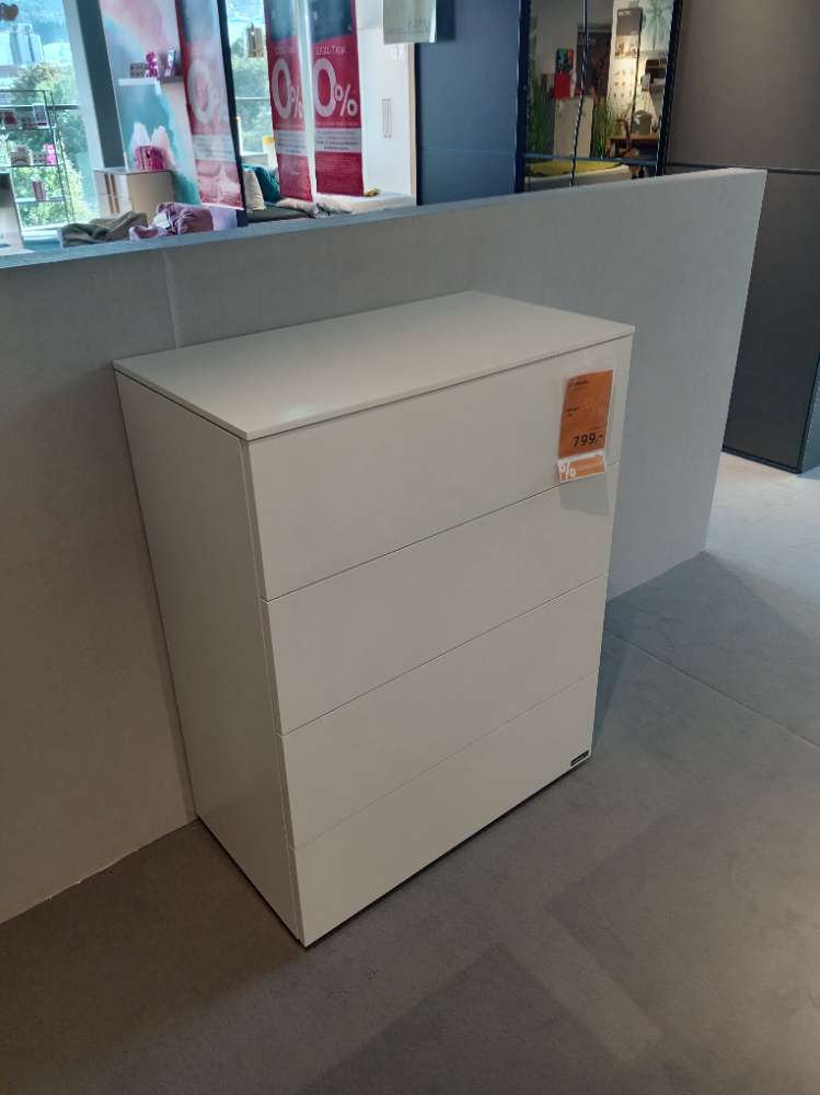 Kommode, Hülsta, Magnus, 80×103,8x44cm,weiß, XXXLutz