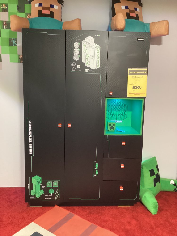 Kleiderschrank Minecraft