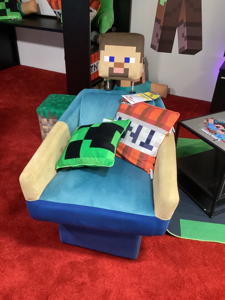 Drehsessel Steve Minecraft, Mehrfarbig