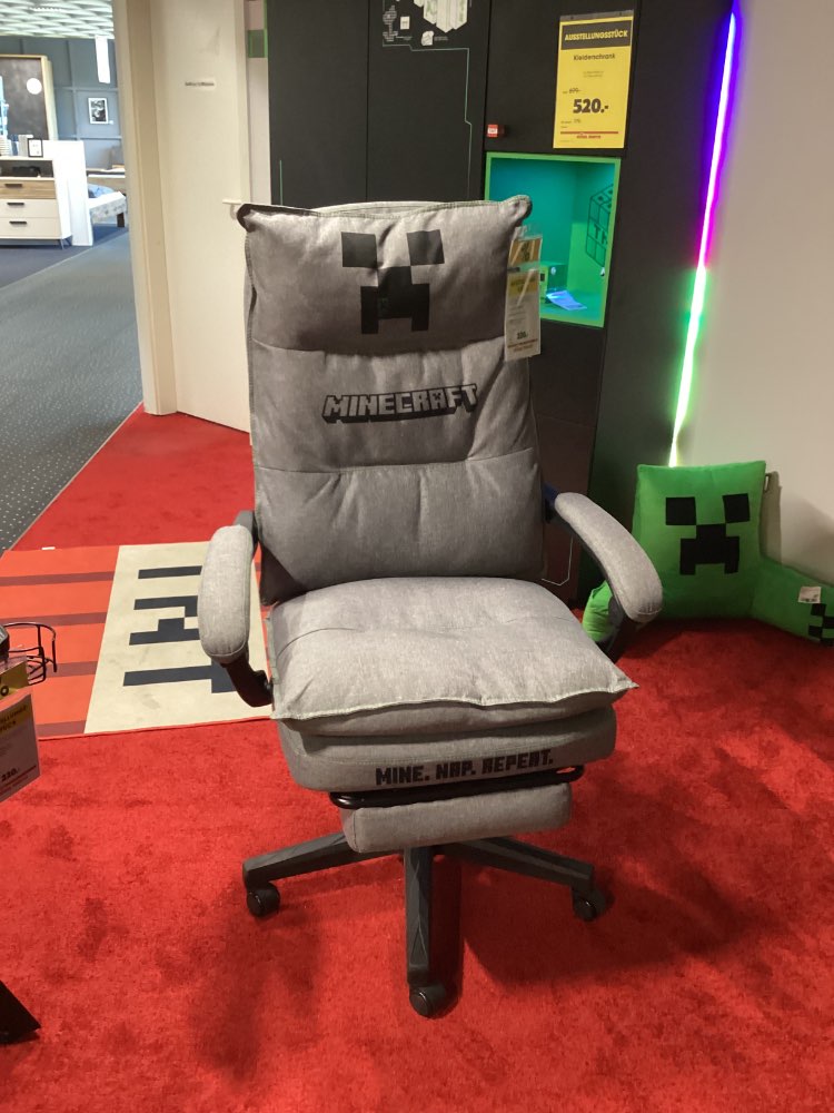 Gamingstuhl Minecraft, garu