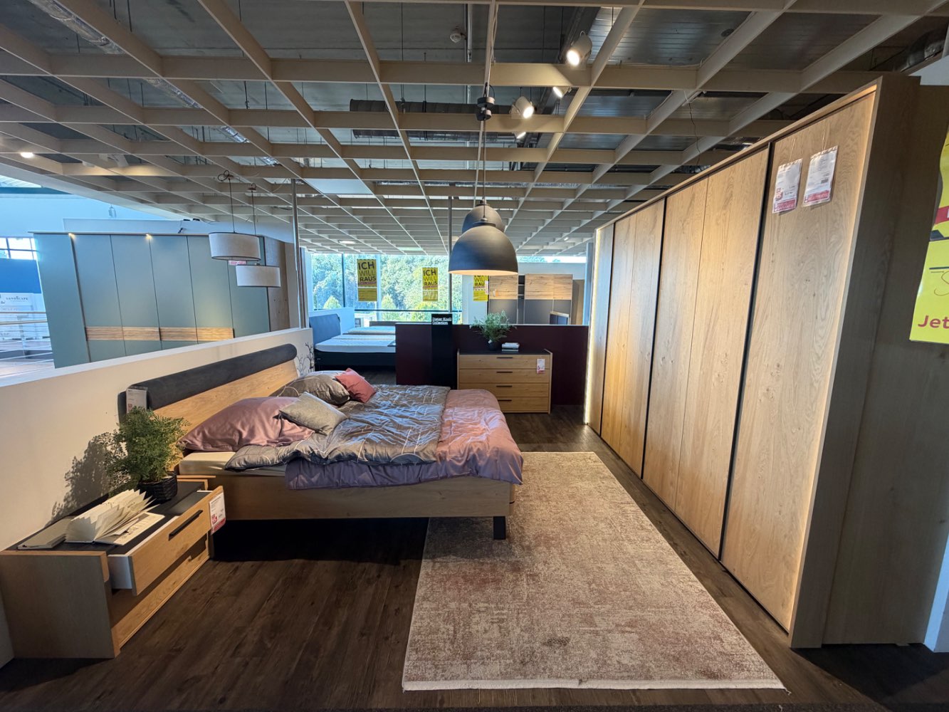 Schlafzimmer, Schlafen, ca. 300cm, Balkeneiche, XXXLutz