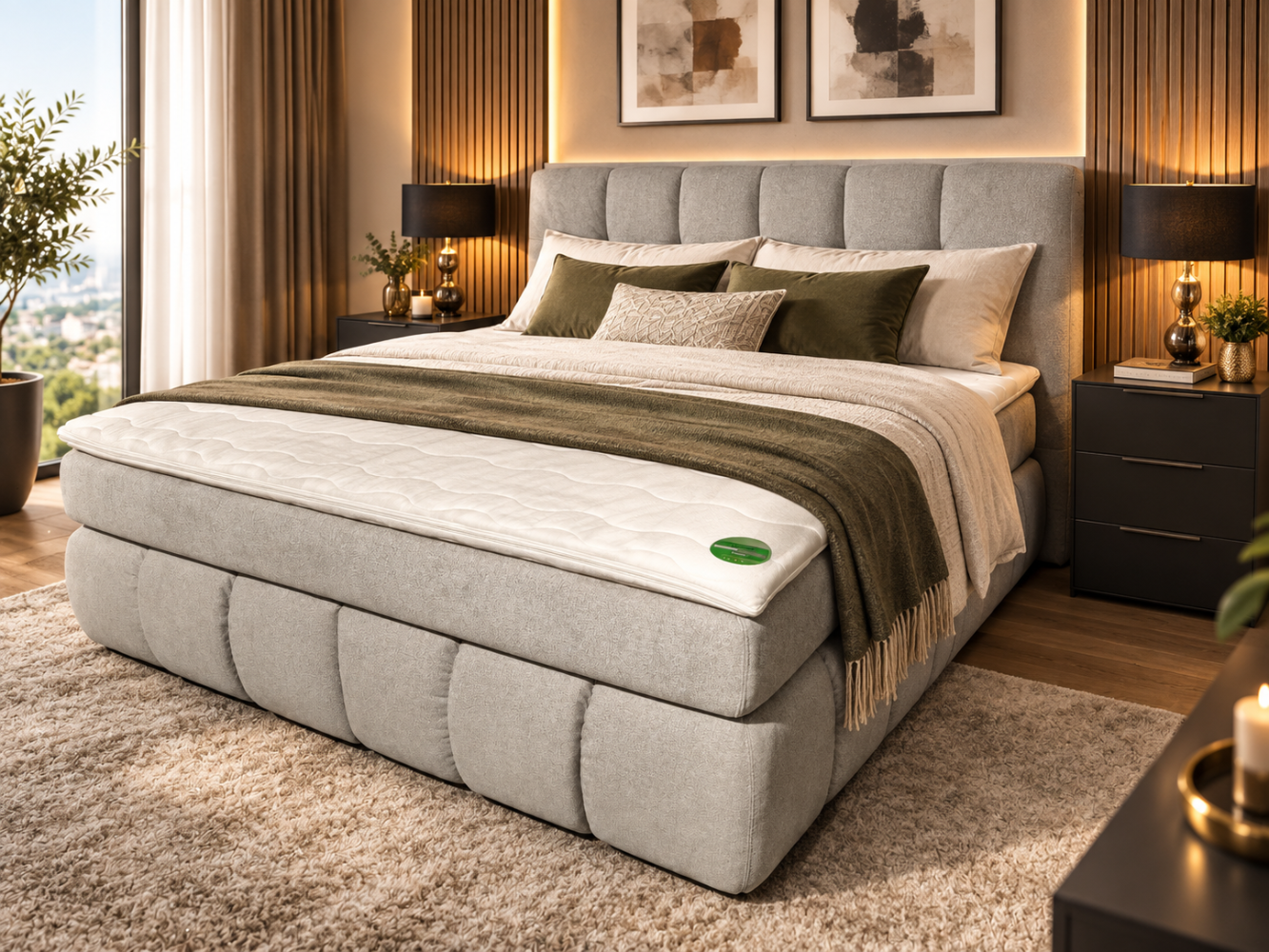 Boxspringbett Lgfl.180×200 cm