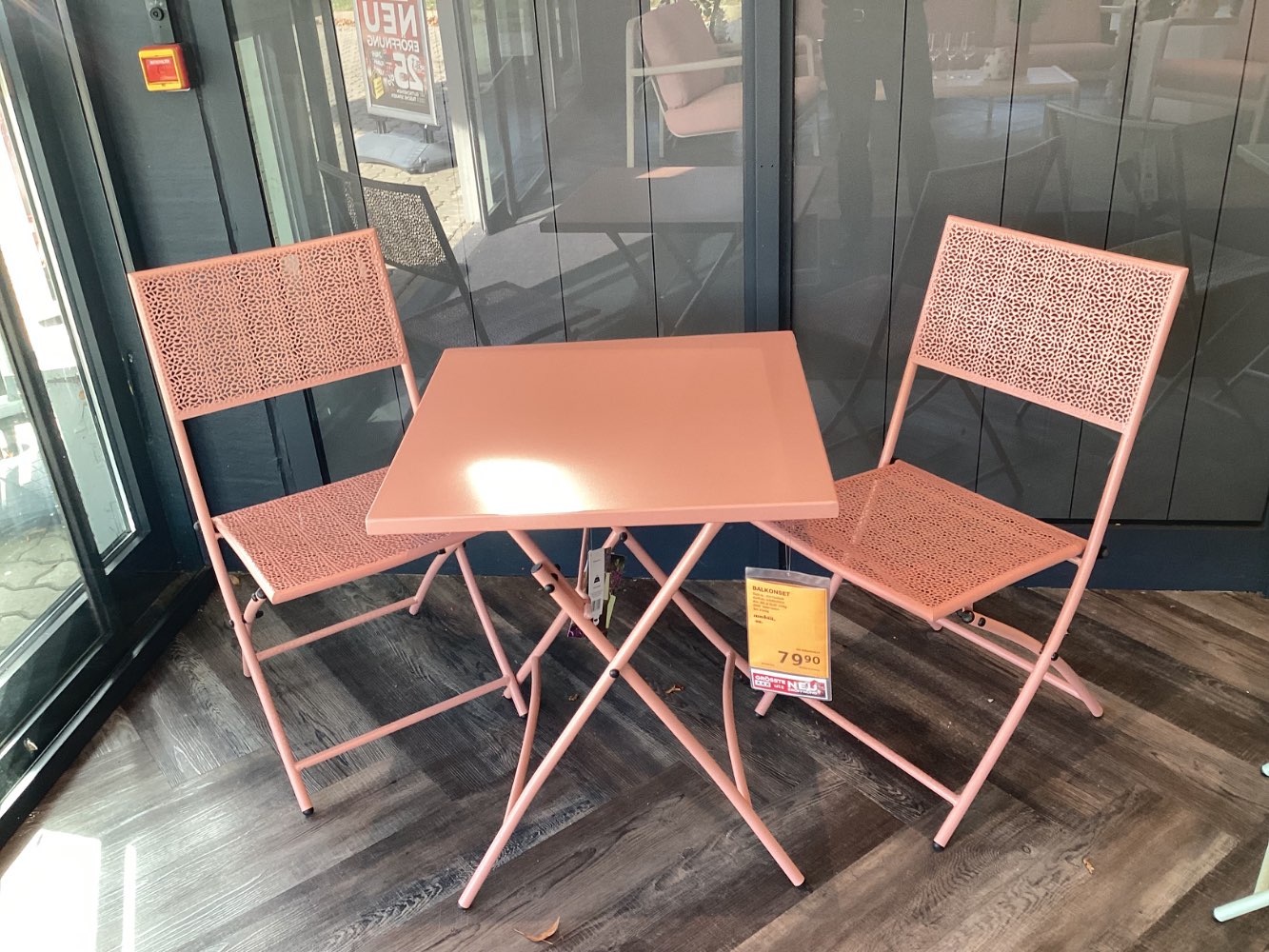 Möbel Balkonset Lleida Farbe Coral XXXLutz