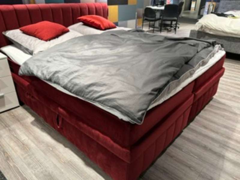 Boxbett dunkelrot