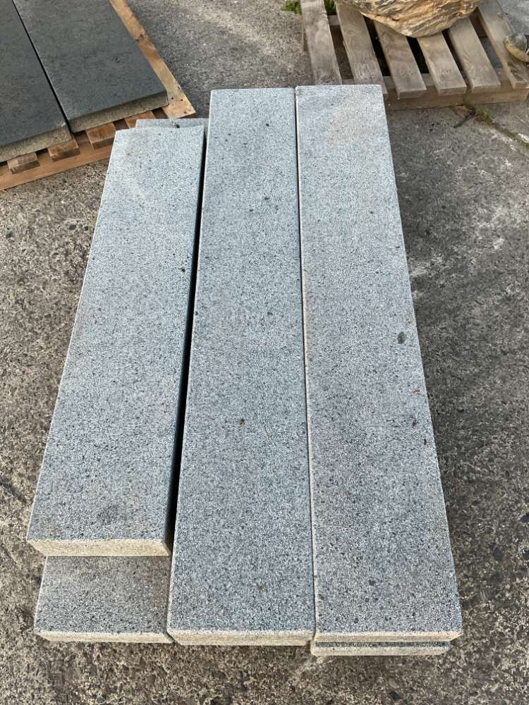 ⭐️ SONDERPOSTEN ⭐️ – Palisaden, Granit, anthrazit, 10x25x150cm