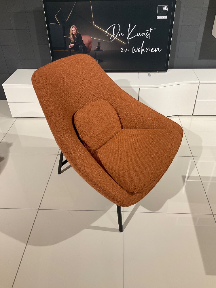 Pode Sessel Tresto, Stoff rostfarben