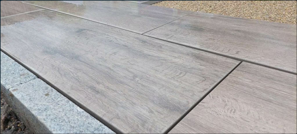 ⭐ SONDERPOSTEN ⭐ – Keramikplatte „holzoptik“ 120x40x3cm |61,92m2